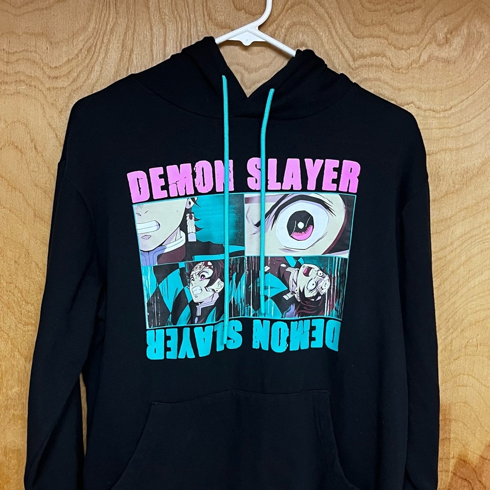 Black Graphic Hoodie